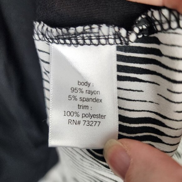 Apt 9 Mixed Media Long Sleeve Top S - Picture 3 of 6